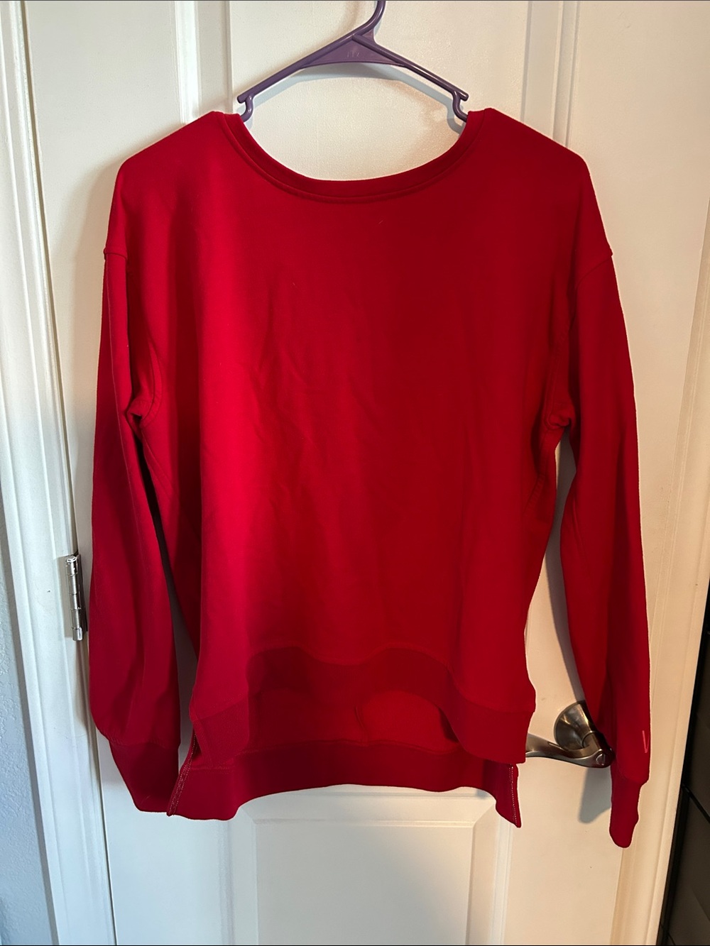 Victoria's Secret Bright Red Crewneck Sweatshirt
